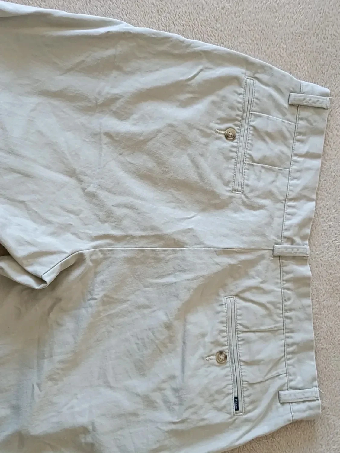 Pantalón Chin Polo Ralph Lauren Classic Fit 9” beige Talla 32 – photo 3